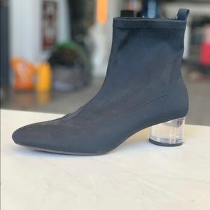 Neoprene Clear Heels Zara Ankle Boots